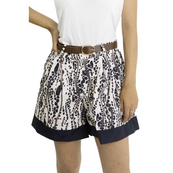 Shorts con cintura fantasia "Eva"